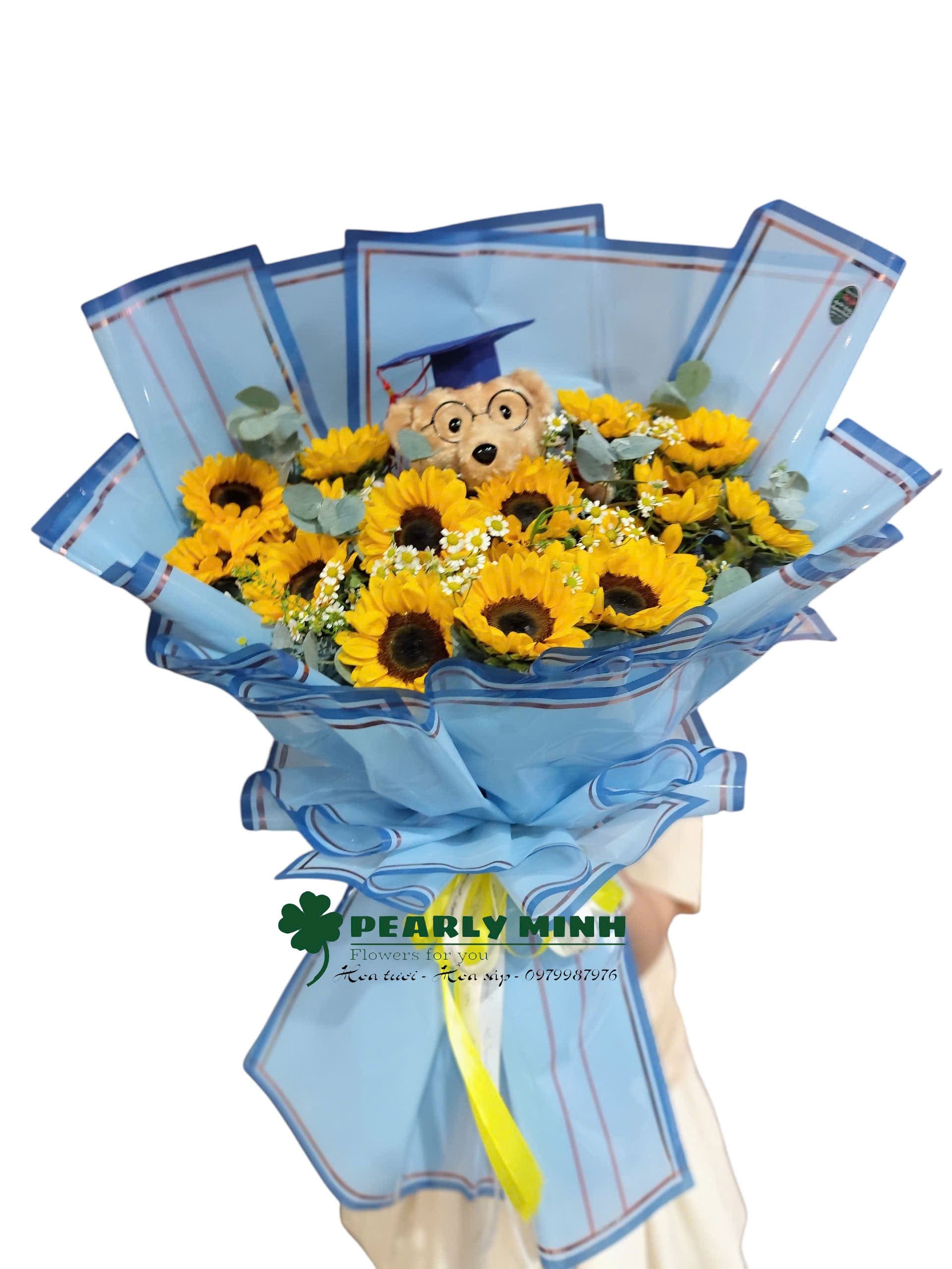 Hoa tốt nghiệp